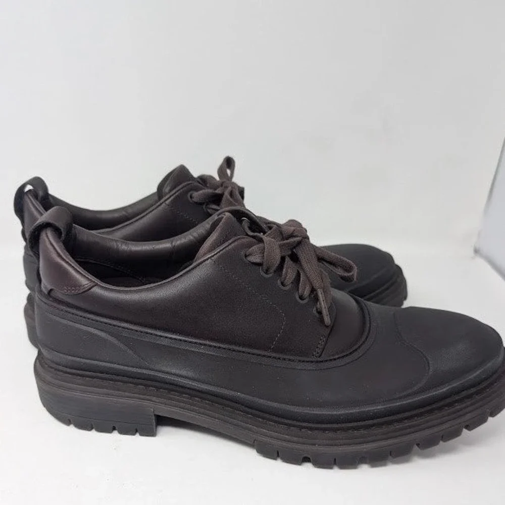 Cole Haan Stratton Shroud Waterproof Oxford Brown‎ Men's sz 12